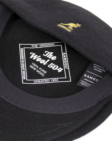 Кепка Kangol CAP Wool 504 0258BC New (BG991 Black Gold, S)