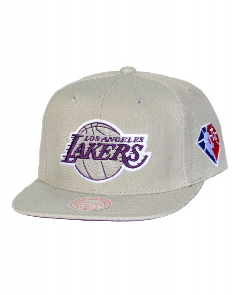 Головной убор 6HSSMM21064 75TH SILVER SNAPBACK Los Angeles Lakers Silver 6HSSMM21064-LALGYPR (Los Angeles Lakers Silver, OS)
