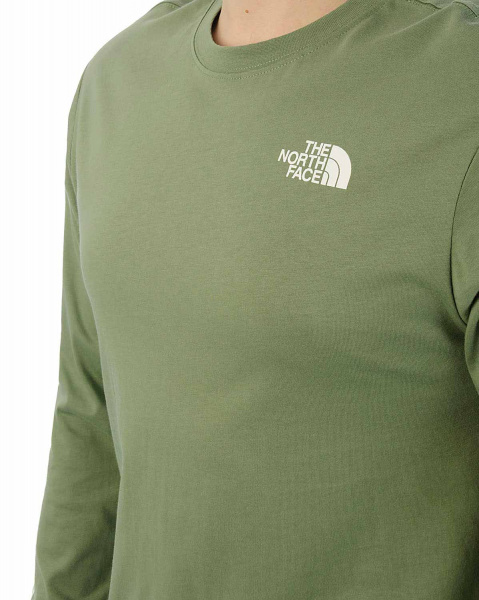 Лонгслив мужской The North Face Dome Sleeve Print 100 (S зеленый)