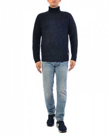 Свитер мужской Carhartt WIP Anglistic Turtlieneck (L темно-синий)