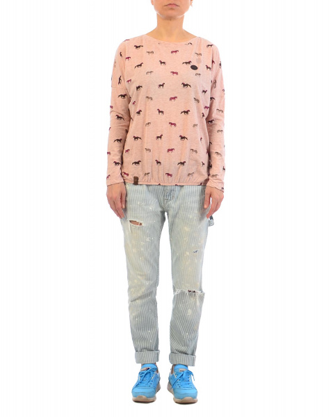 Футболка реглан Naketano Unterhose Badehose (Pastel Pink XS)