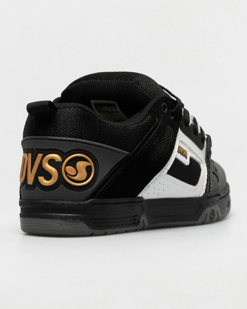 Кеды низкие мужские DVS COMANCHE (Black White Charcoal Nubuk, 11.5)