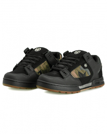 Кеды низкие мужские DVS MILITIA (BLACK CAMO LEATHER MENS, 9)