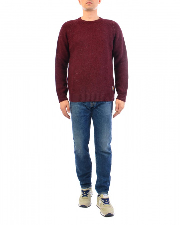 Свитер мужской Carhartt WIP Anglistic (L бордовый)