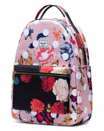 Рюкзак Herschel Nova Mid-Volume 10503 (WINTER FLORA/VINTAGE FLORAL BLACK/POLKADOT 18 L)