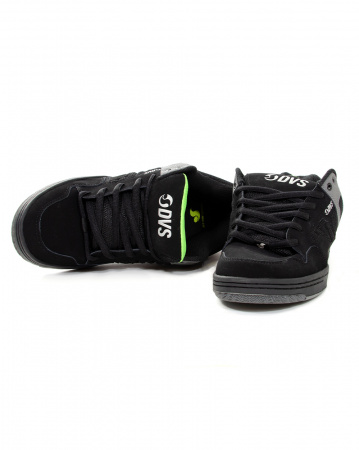 Кеды низкие мужские DVS ENDURO 125 (Black Charcoal Lime Nubuck, 8.5)