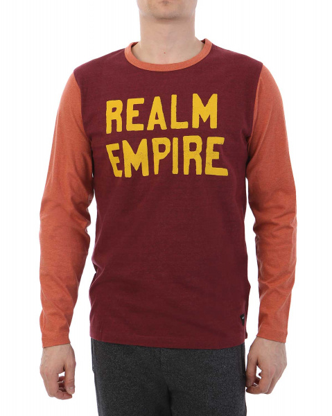 Футболка лонгслив Realm & Empire Great Britain 000035569 (M темный красный)