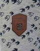 Толстовка женская с капюшоном Naketano Darthovic Feathers (Birds Grey M)