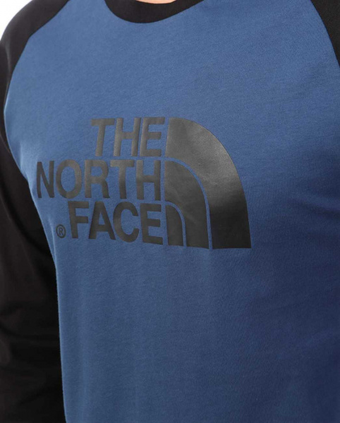 Лонгслив мужской The North Face T-Shirt 100 (XXL темно-синий)