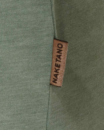 Футболка с длинным рукаовм Naketano AAL Macht Ana III (3XL темно-зеленый)