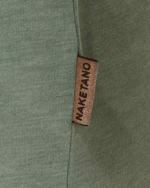 Футболка с длинным рукаовм Naketano AAL Macht Ana III (3XL темно-зеленый)
