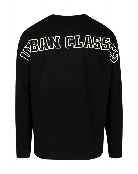 Лонгслив Urban Classics 2734 (M черный белый)