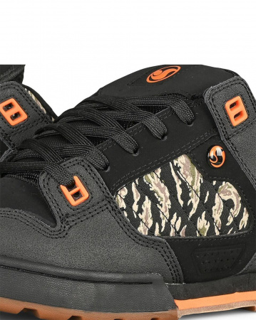 Кеды низкие мужские DVS MILITIA (BLACK JUNGLE CAMO NUBUCK, 14.0)
