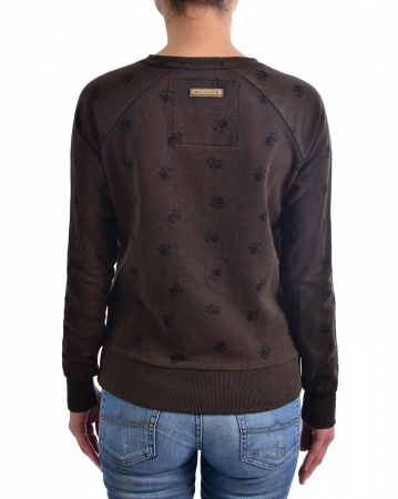 Толстовка женская свитшот Naketano Train Harder (Brown XL )