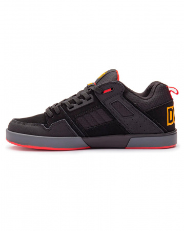 Кеды низкие мужские DVS COMANCHE 2.0+ (Black Yellow Fry Nubuk, 10.5)