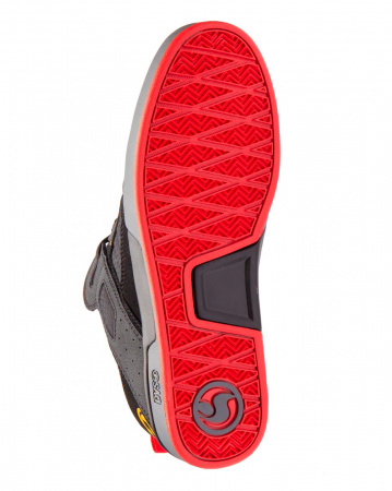 Кеды низкие мужские DVS COMANCHE 2.0+ (Black Yellow Fry Nubuk, 10.5)