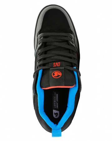 Кеды низкие мужские DVS COMANCHE 2.0+ (Charcoal Black Fry Nubuk, 8)