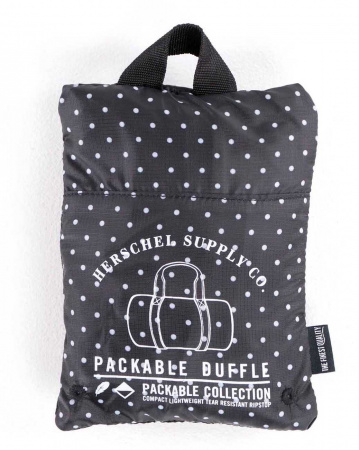 Сумка Herschel Packable Duffle Bag (22 L черный горох)