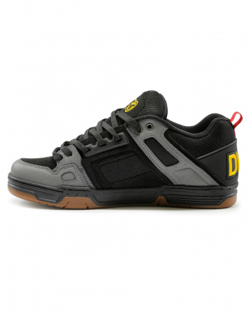 Кеды низкие мужские DVS COMANCHE (BLACK CHARCOAL GUM Nubuck, 12)