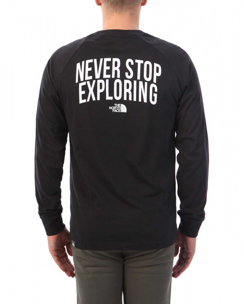 Лонгслив мужской The North Face NSE T-Shirt 100 (M черный)