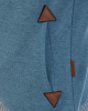 Толстовка женская с капюшоном Naketano The Dark Sides (Light Blue S)