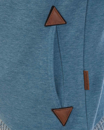 Толстовка женская с капюшоном Naketano The Dark Sides (Light Blue S)