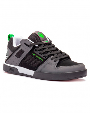 Кеды низкие мужские DVS COMANCHE 2.0+ (Black Charcoal Lime Nubuck, 10)
