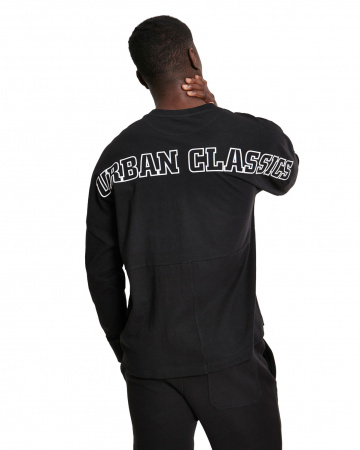 Лонгслив Urban Classics 2734 (M черный белый)