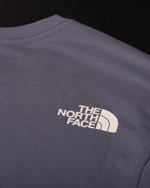 Футболка The North Face Reflective Front Box (Short-Sleeve Grey Blue XXL)