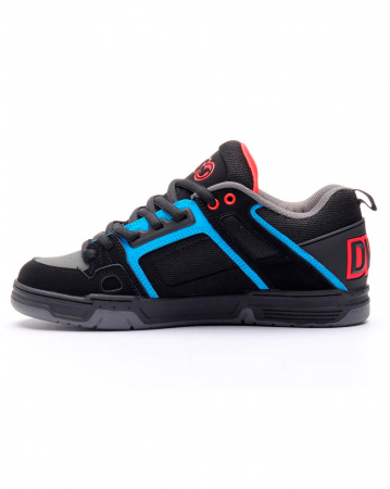 Кеды низкие мужские DVS COMANCHE (BLACK BLUE RED NUBUCK, 13)