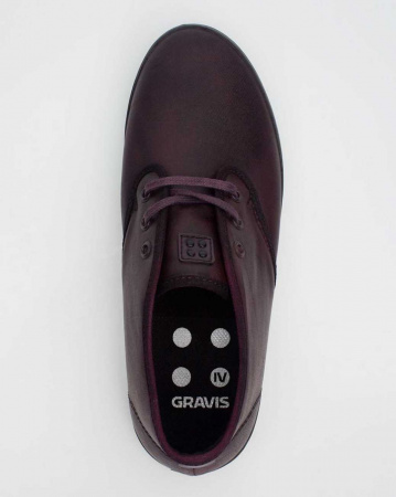 Кеды Gravis Quarters WAX (40.0 темно-бордовый)