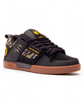 Кеды низкие мужские DVS COMANCHE 2.0+ (BLACK JUNGLE CAMO NUBUCK, 9)