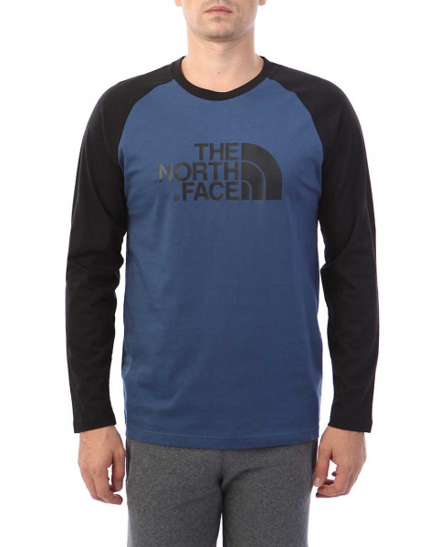 Лонгслив мужской The North Face T-Shirt 100 (XXL темно-синий)