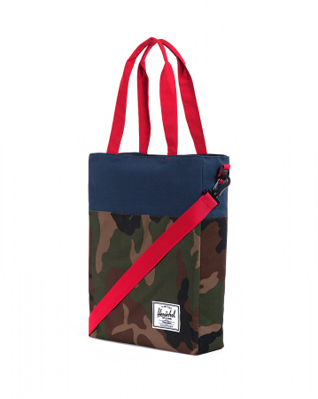 Сумка Herschel Pier (12 L зеленый камуфляж с красным)
