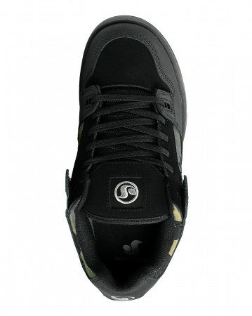 Кеды низкие мужские DVS MILITIA (BLACK CAMO LEATHER MENS, 8)