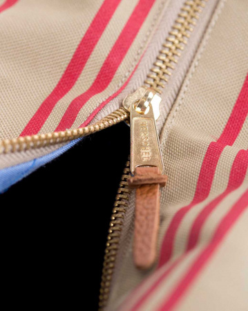Сумка Herschel Novel Stripe (40 L красно-бежевый)