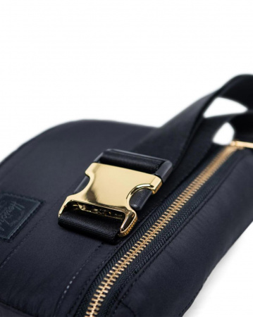 Сумка поясная Herschel Fifteen Gold (2 L черное золото)