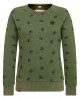 Толстовка женская свитшот Naketano Train Harder (Pine Green M)