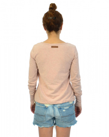 Толстовка легкая женская свитшот Naketano Big DudeIsack Flavour (Pastel Pink Mel XS )