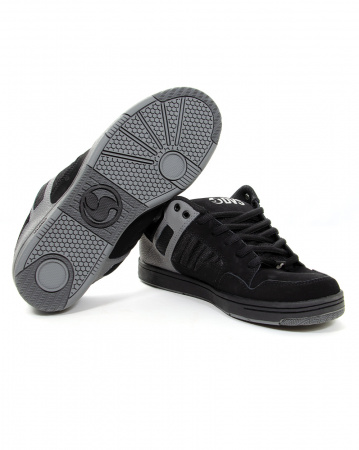 Кеды низкие мужские DVS ENDURO 125 (Black Charcoal Lime Nubuck, 10.5)