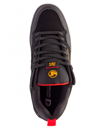 Кеды низкие мужские DVS COMANCHE 2.0+ (Black Yellow Fry Nubuk, 10.5)