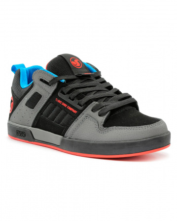 Кеды низкие мужские DVS COMANCHE 2.0+ (Charcoal Black Fry Nubuk, 11.5)