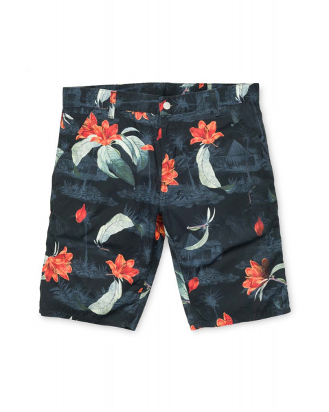 Шорты Carhartt WIP Lincoln Single Knee Short (31 черно-красный зеленый)