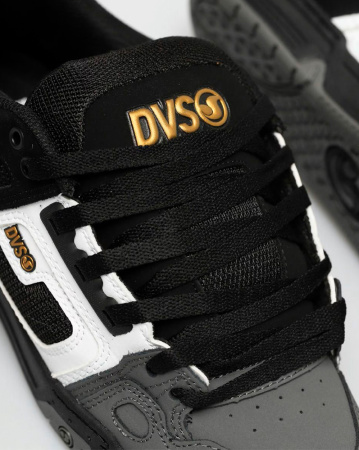 Кеды низкие мужские DVS COMANCHE (Black White Charcoal Nubuk, 11.5)