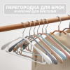 Вешалки АЛИ ЧАЙНА, "Ложка", 5 шт. 45*21 137гр (SY061 SILVER GREY, 45*21)