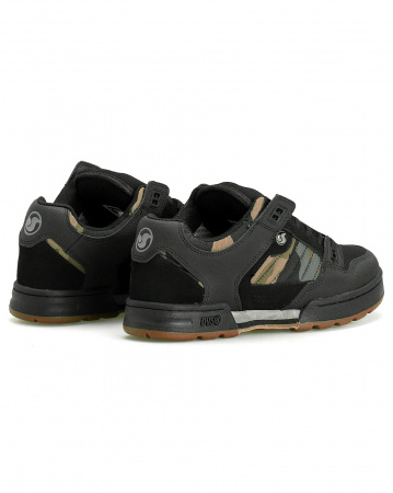 Кеды низкие мужские DVS MILITIA (BLACK CAMO LEATHER MENS, 7)