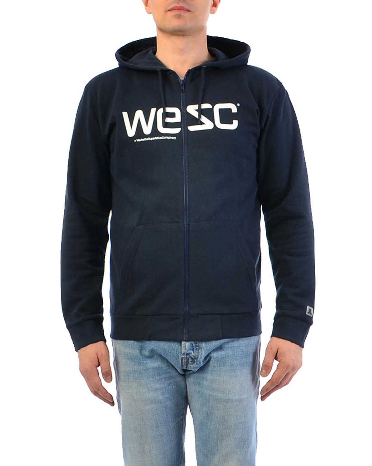 Толстовка мужская на молнии с капюшоном Wesc Wesc
