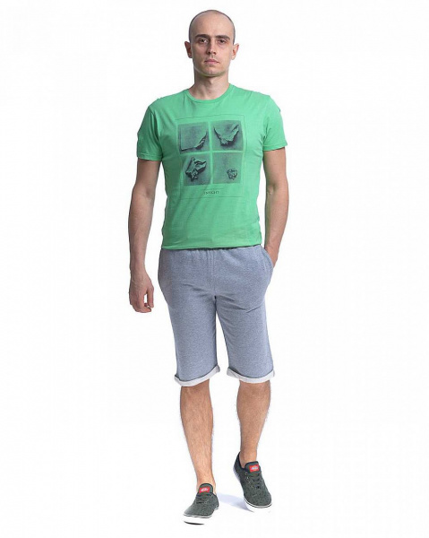 Шорты Knowledge Cotton Apparel Sport (36 серый золотой)