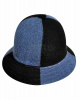 Панама Kangol Octagon Bermuda Casual (L синий чёрный)
