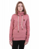 Толстовка женская с капюшоном Naketano Debil Mit Stil V (Bumsi Foggy Rose S)